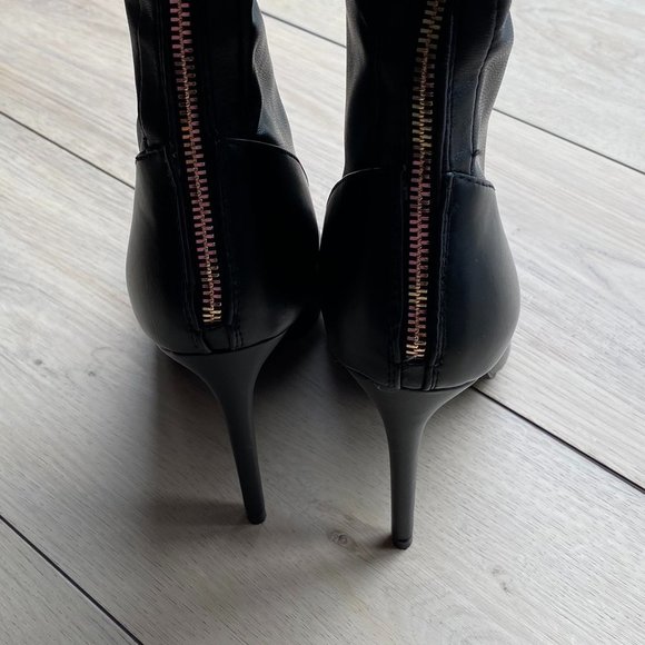 Azalea Wang Vegan Leather Thigh High Stiletto Boots 8​ - Picture 5 of 15
